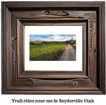 trail rides near me in Snyderville, Utah